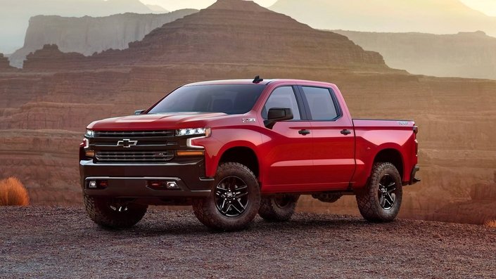 Le pick-up Chevrolet Silverado en guise d'image d'illustration