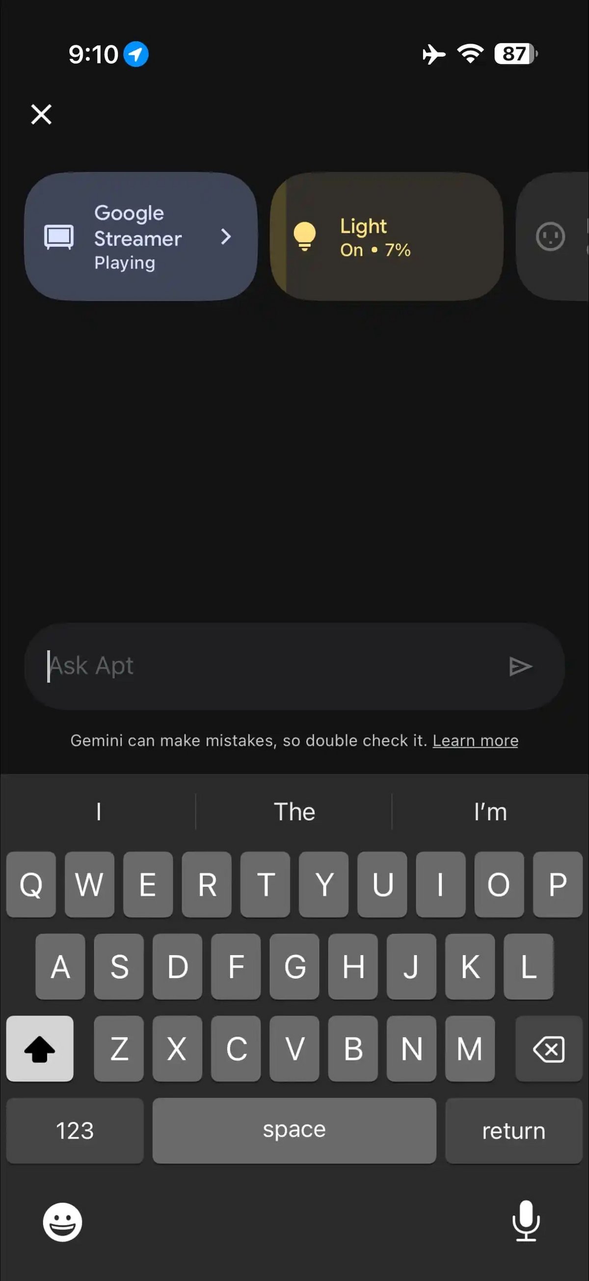 Google Home nouvelle app Boutons