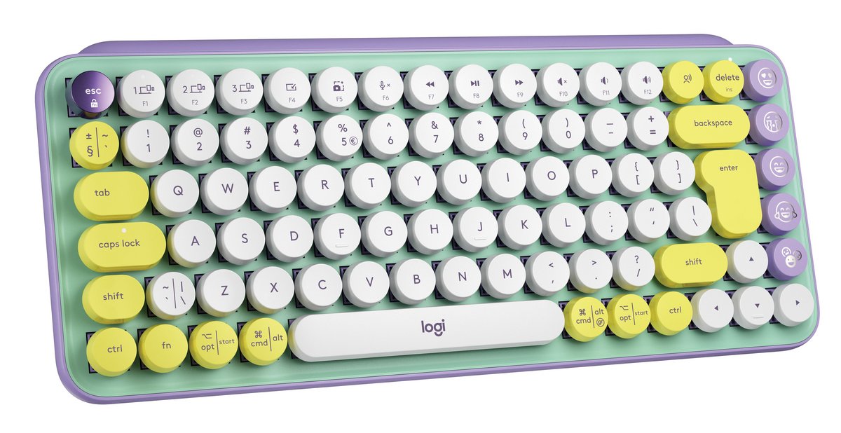 Le POP Keys et la POP Mouse sont disponibles en trois coloris © Logitech 