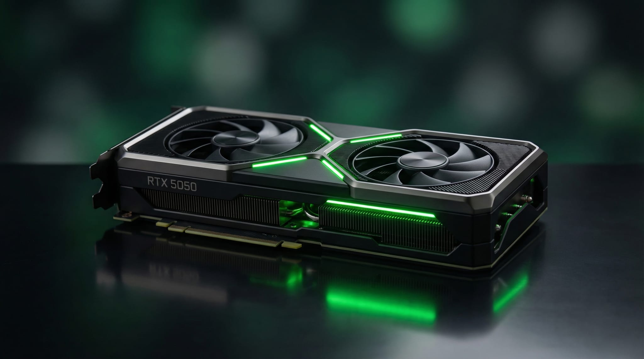 Un concept de RTX 5050. ©Colin Golberg avec Nano Banana Pro