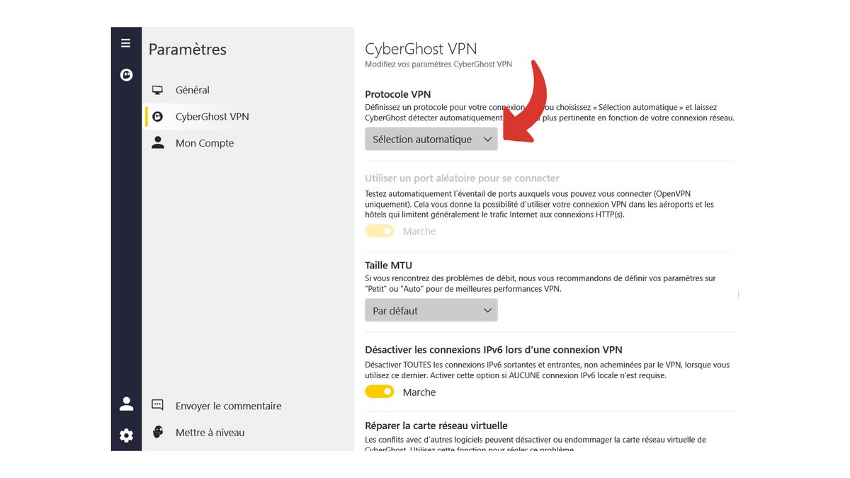 Changez le protocole du VPN © Pascale Duc