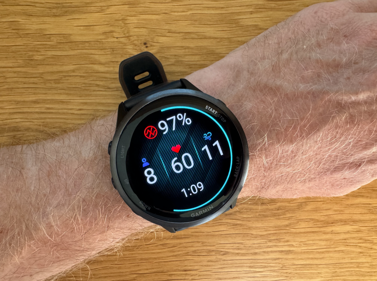 Aperçu santé sur la Garmin Forerunner 570 ©Philippe Du Noyer pour Clubic