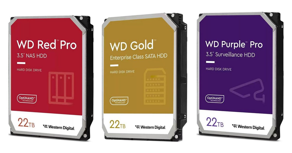 Plusieurs gammes de HDD pour chaque capacité © Western Digital