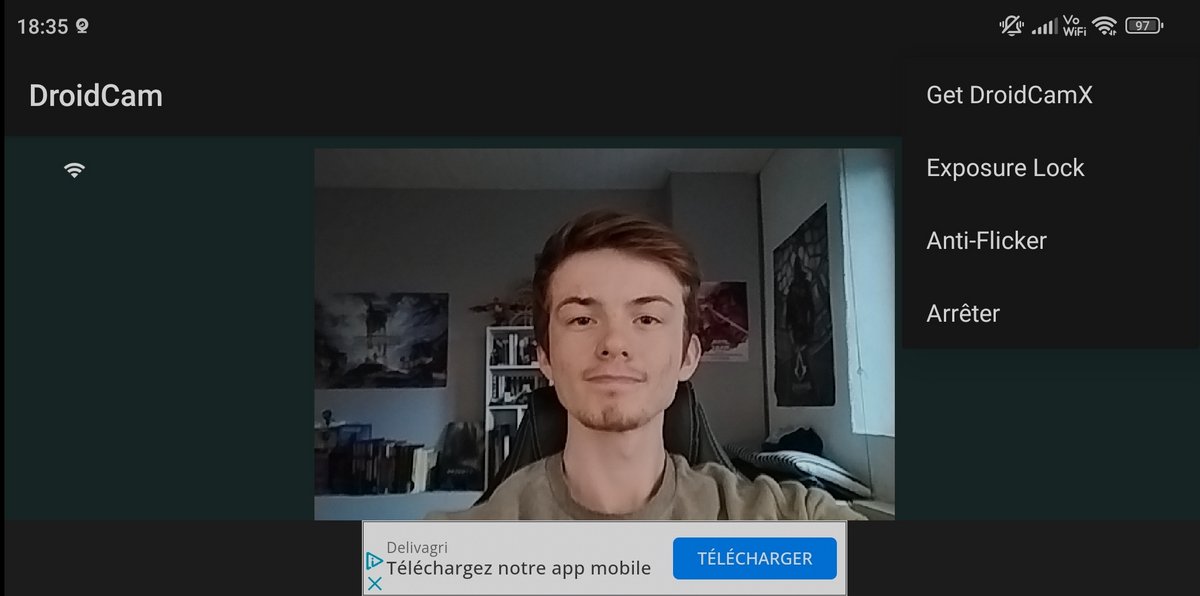 DroidCam - Téléphone
