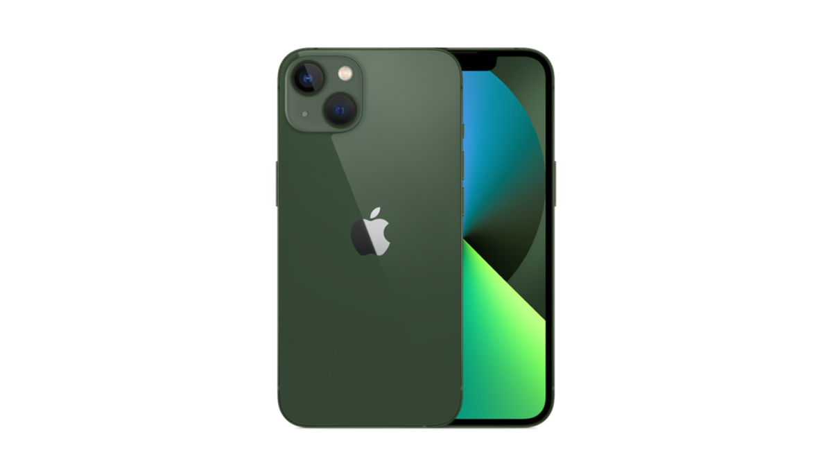 iPhone 13 vert