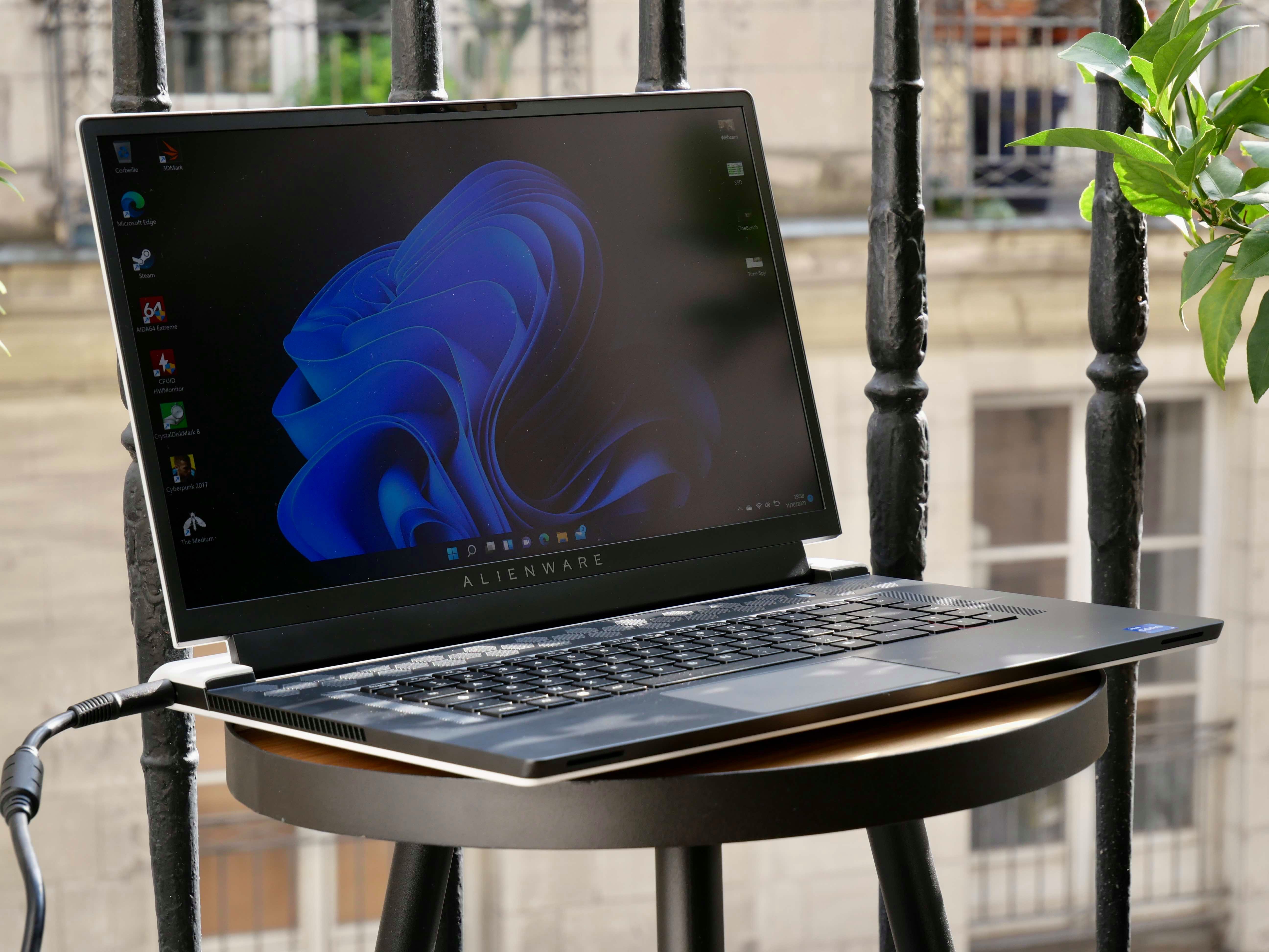 L'Alienware X17, équipé d'une RTX 3080, pour illustration. / © Nathan Le Gohlisse pour Clubic