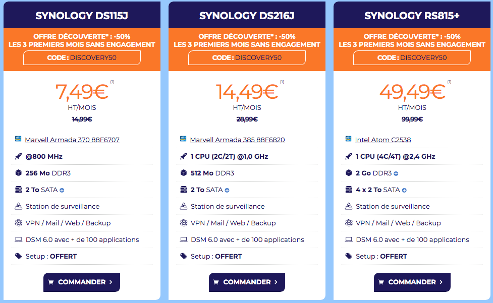 @Ikoula : offres NAS Synology 