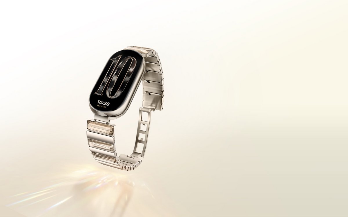 Le Xiaomi Band 10 dans sa Glimmer Edition ©Xiaomi