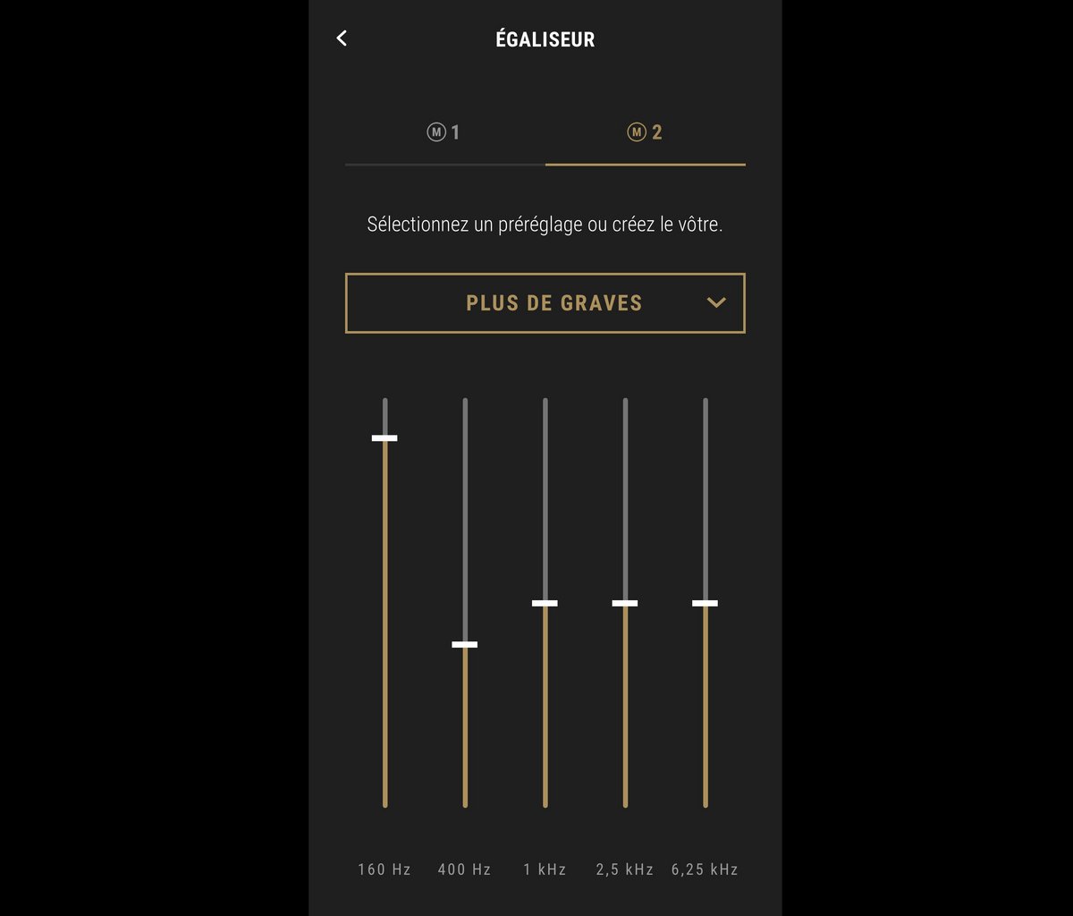 Même si elle bien conçue, on utilise rarement la Marshall Bluetooth App © Vincent Touveneau