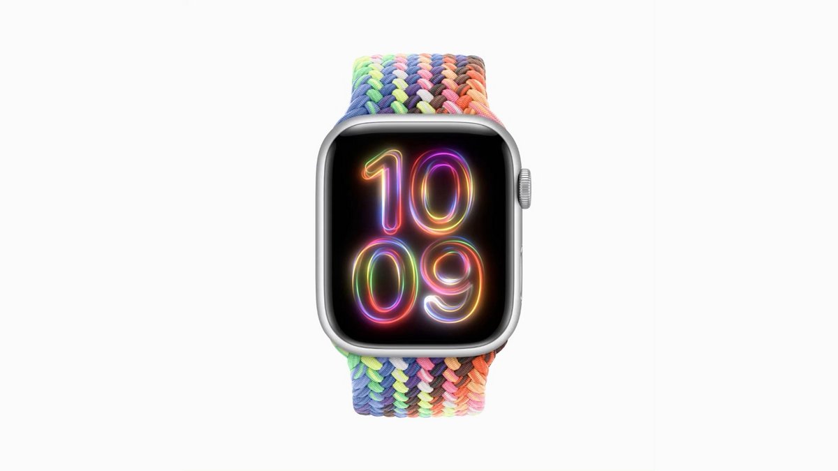 L'Apple Watch hérite aussi d'un nouveau cadran Pride et d'un bracelet © Apple