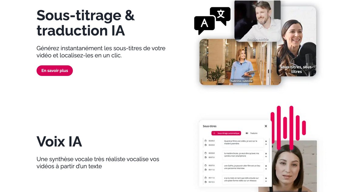  Un logiciel de montage en ligne boosté à l'IA © Content to Emotion