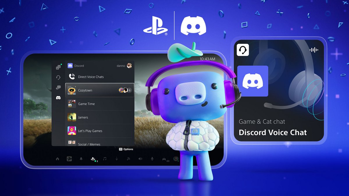 Le chat vocal Discord s'améliore considérablement sur PS5 © Discord / Sony 