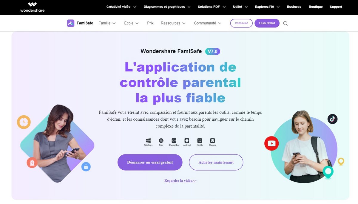 FamiSafe : une application de contrôle parental fiable, transparente et complète