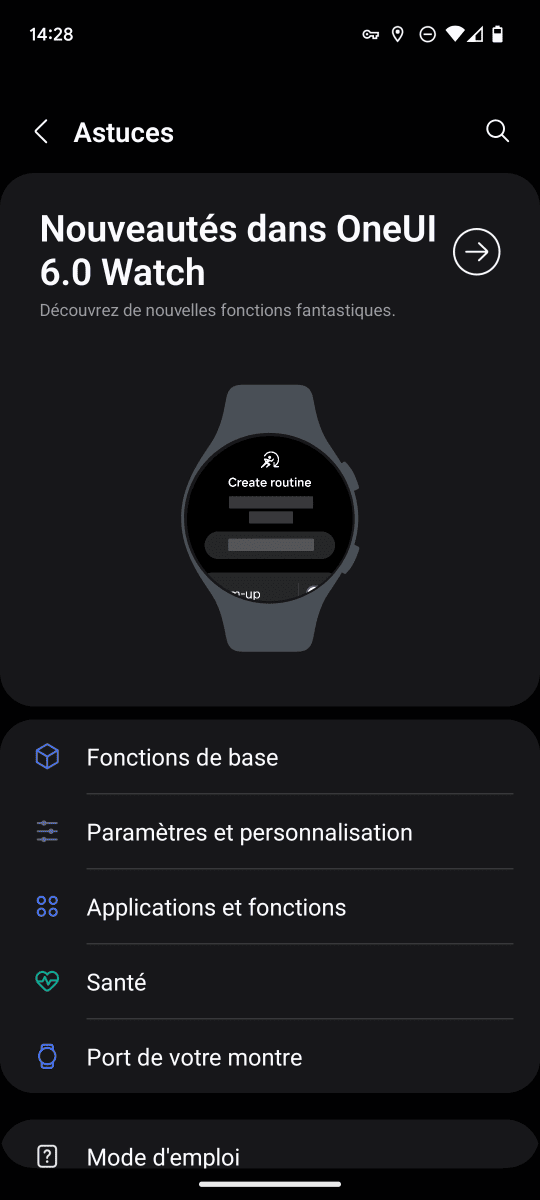 Galaxy Wearable - One UI