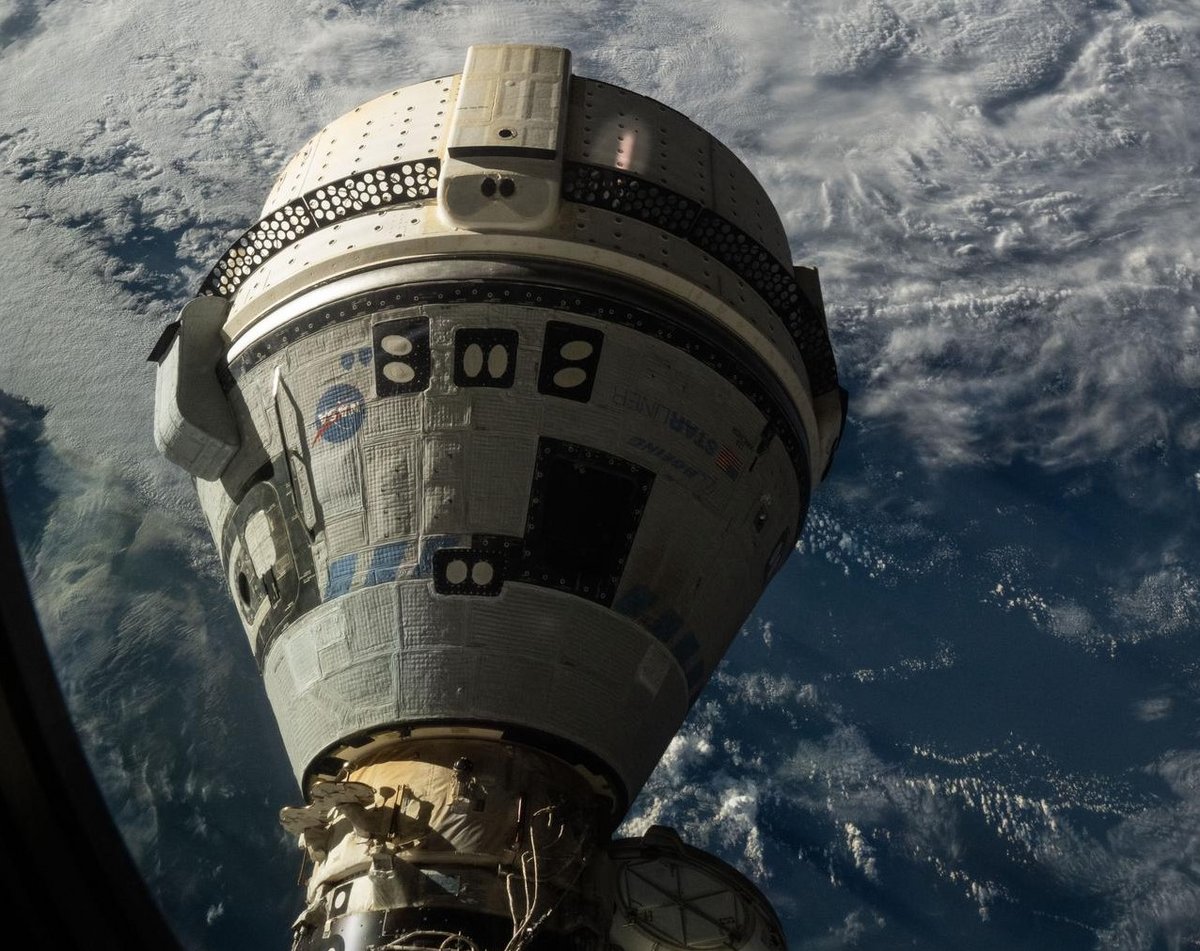 La capsule Starliner, même amarrée à l'ISS, fait beaucoup parler d'elle © NASA