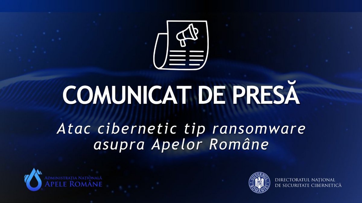 Dans son communiqué de presse, le Gouvernement roumain précise que l'enquête sur l'attaque de type ransomware est en cours, et les équipes techniques et les autorités compétentes agissent pour limiter l'impact et restaurer les systèmes informatiques - ©DNSC