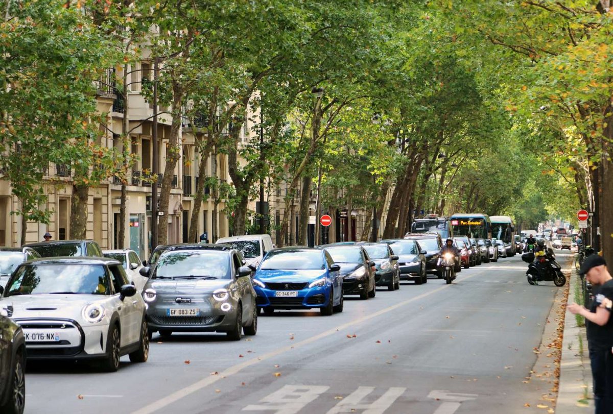 Trafic auto dans les rues de Paris © Massimo Todaro / Shutterstock