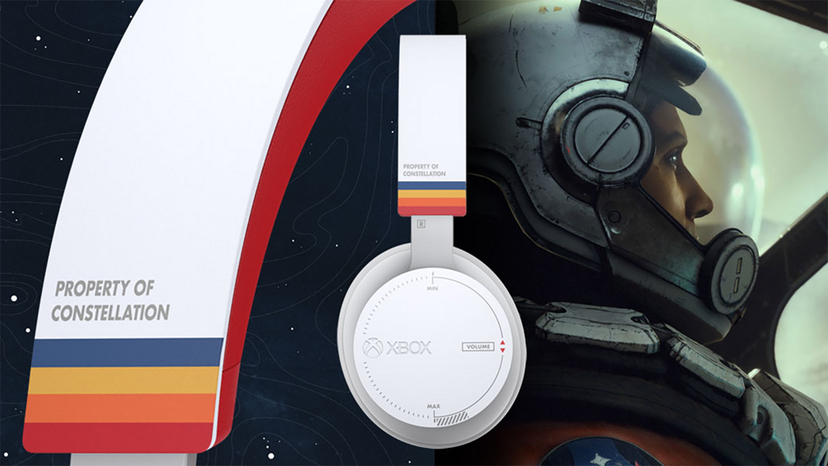 Le casque collector pour Xbox aux couleurs de Starfield