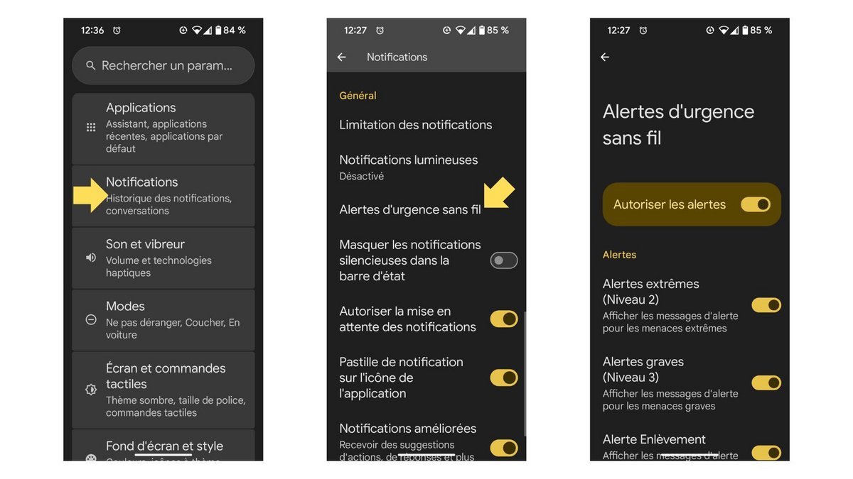 Activez vos alertes d'urgence. ©Mia Ogouchi pour Clubic