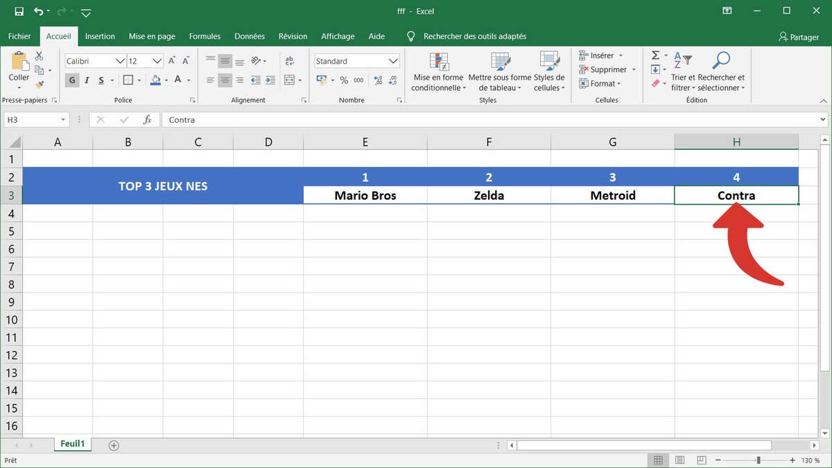 Tuto Excel