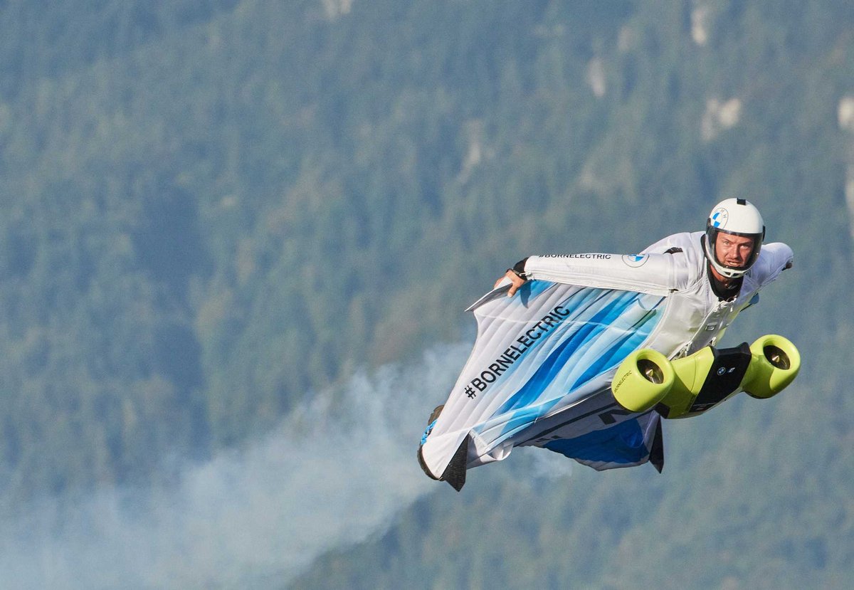 Electrified Wingsuit BMW i