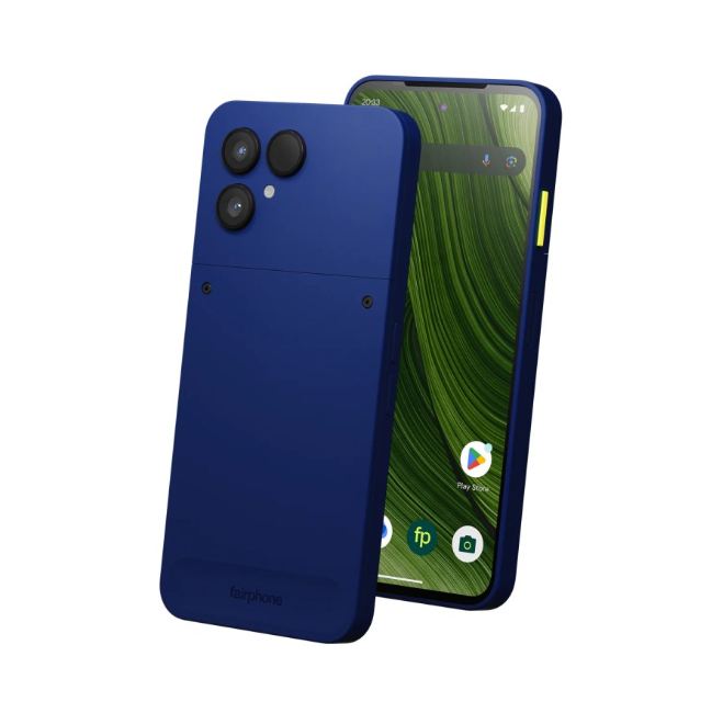 La nouvelle teinte Cobalt Blue. © Fairphone