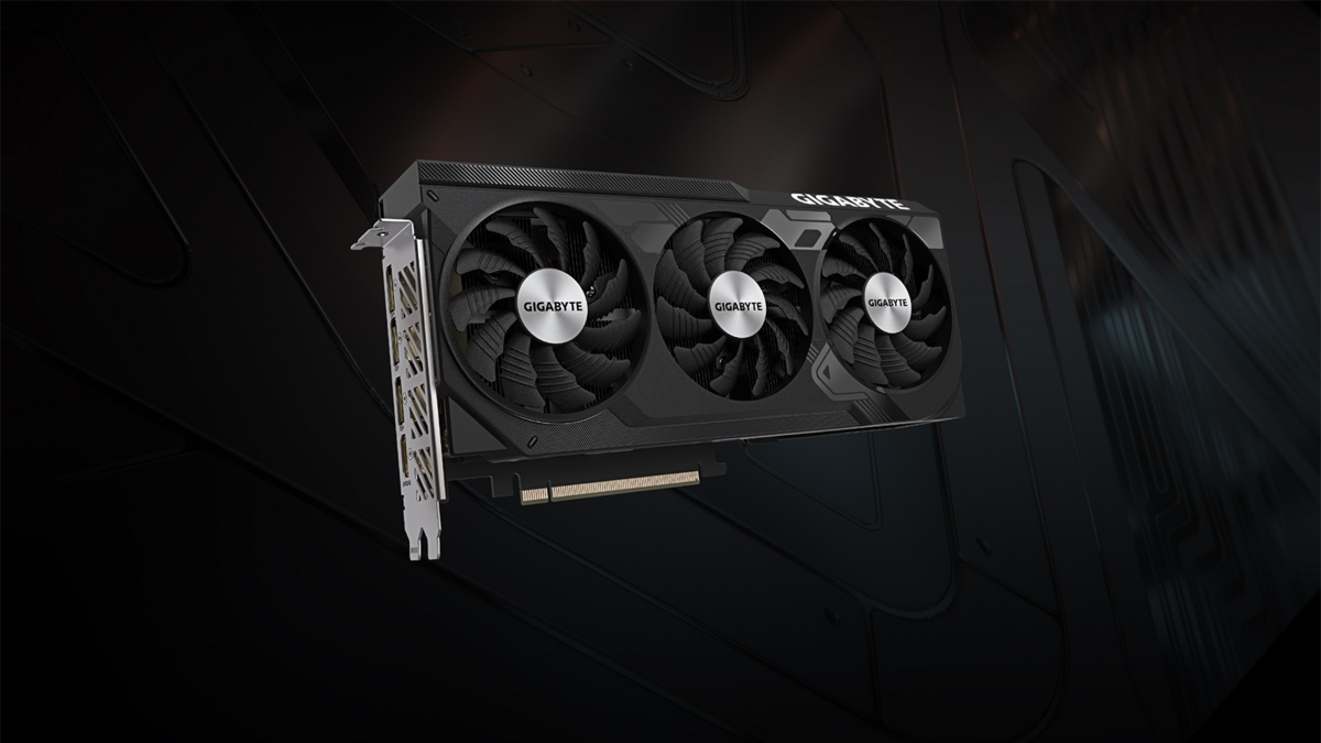 La carte graphique Gigabyte GeForce RTX 4070 Windforce OC 12 Go