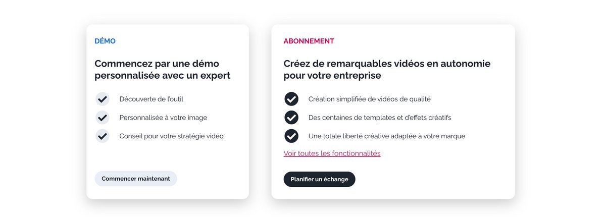 Des abonnements sur mesure © Content To Emotion