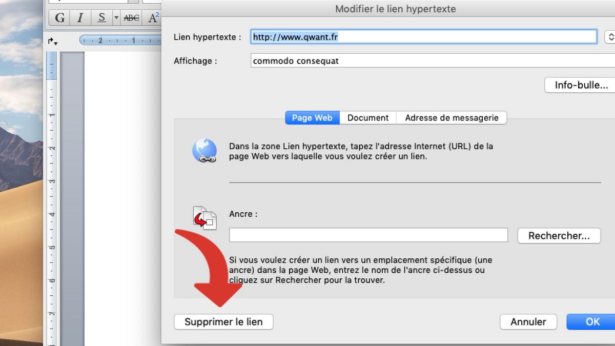 tutoriel hypertexte word