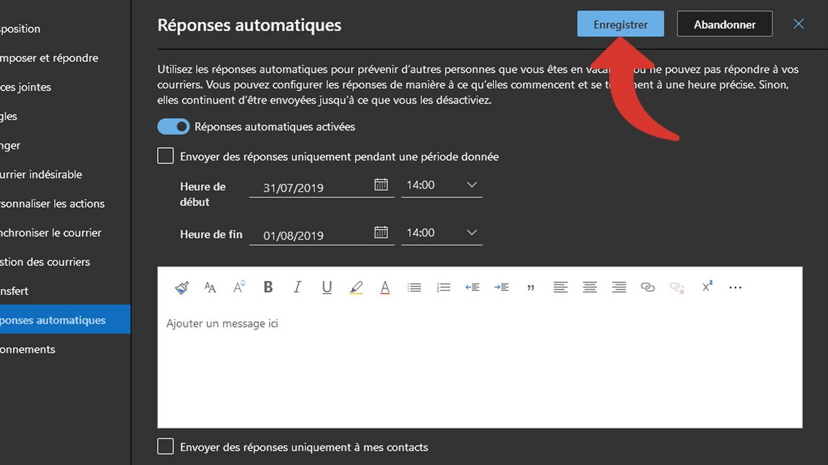 Tuto Outlook