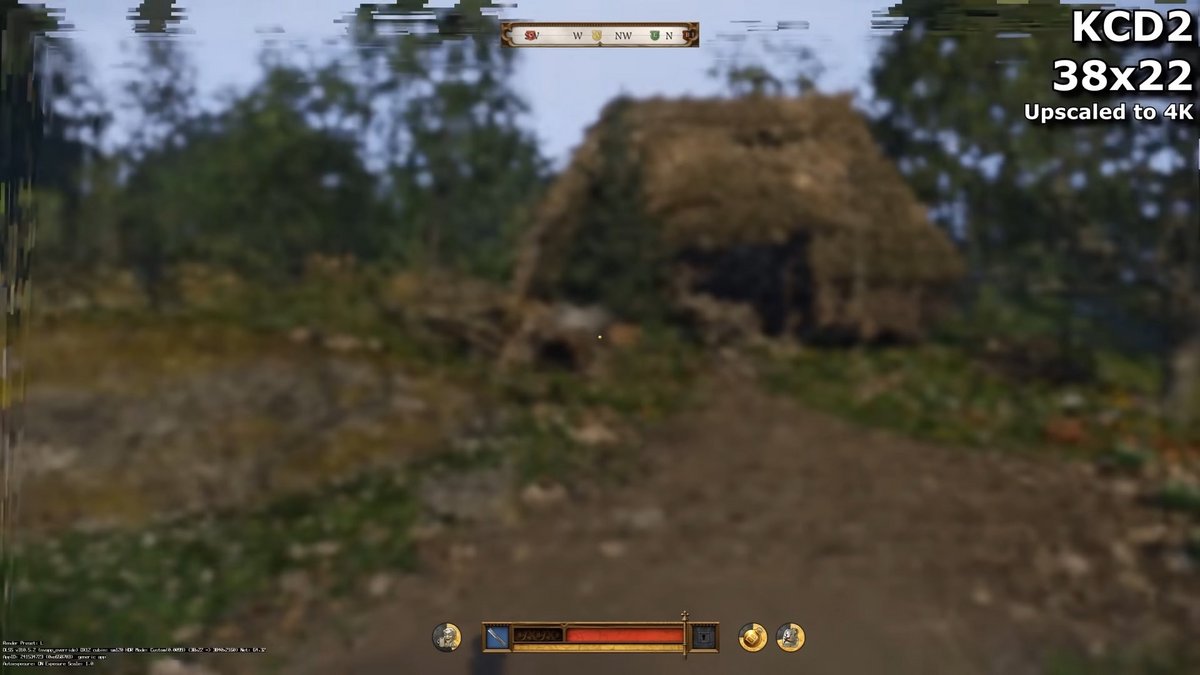 DLSS KCD2 : 38x22 4K - © 2kliksphilip