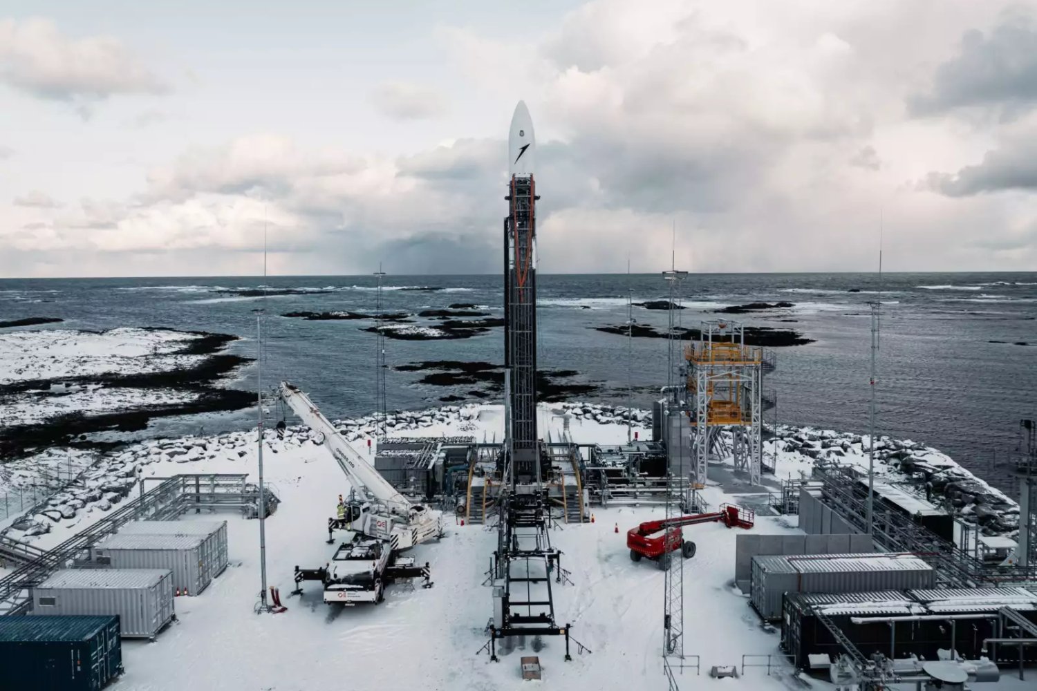 Spectrum sur son pas de tir en Norvège. ©Isar Aerospace