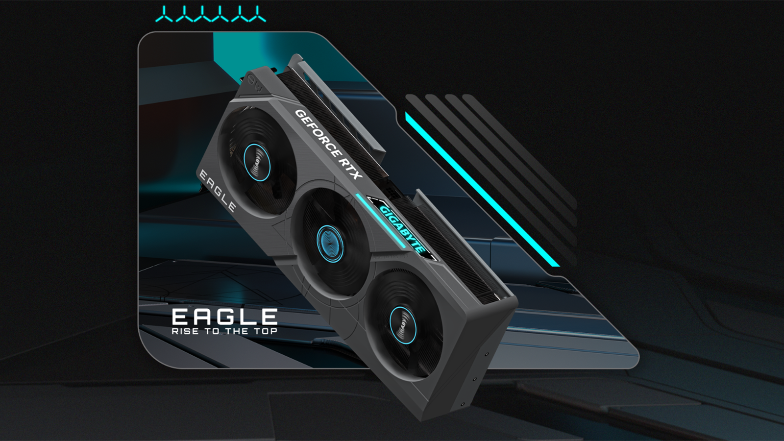 La carte graphique Gigabyte RTX 4070 Ti Eagle OC 12G