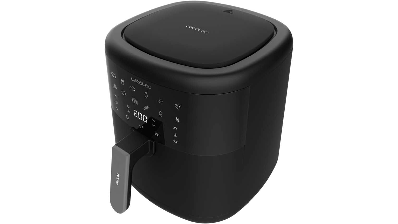 La friteuse à air chaud Cecotec Cecofry Bombastik 6000 Full et sa cuve de 6 litres