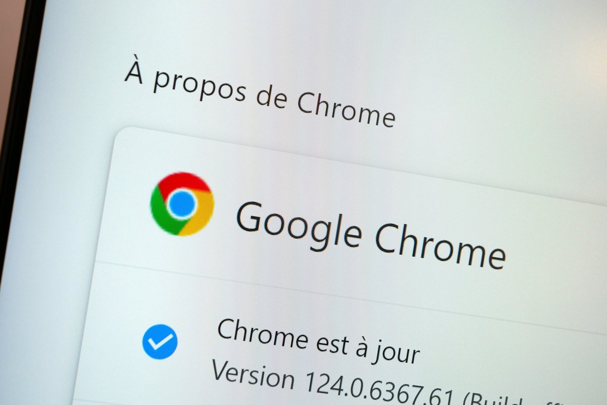 La page de Google Chrome, avec la dernière version installée © Alexandre Boero / Clubic