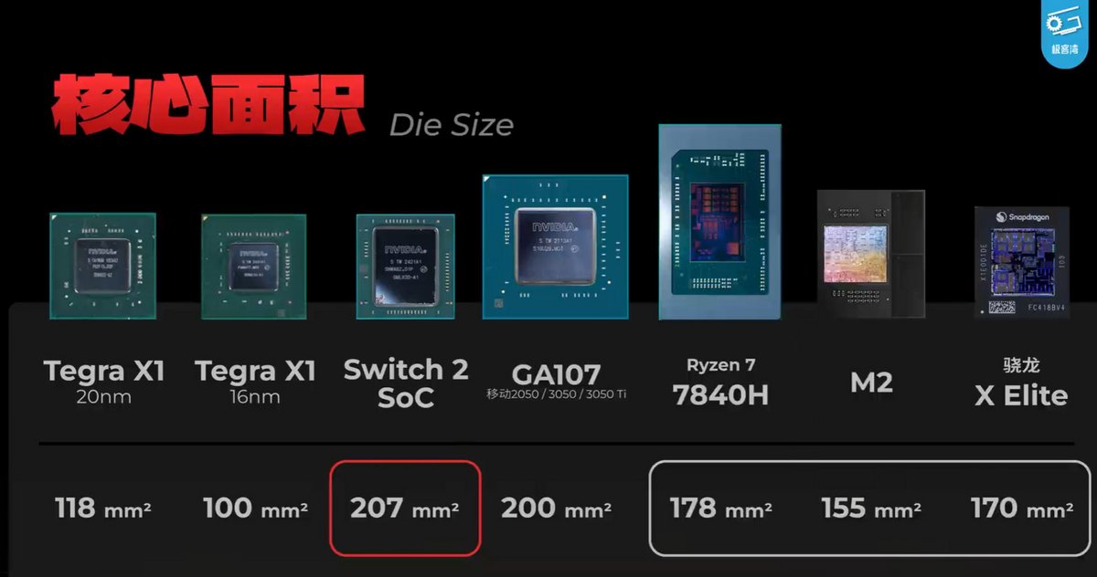 Le SoC T239 occupe une surface de 207 mm². ©VideoCardz