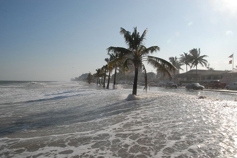 Fort Lauderdale en Floride, est régulièrement sous les eaux en cas de forte marée. © Dave/Flickr Creative Commons/CC BY 2.0