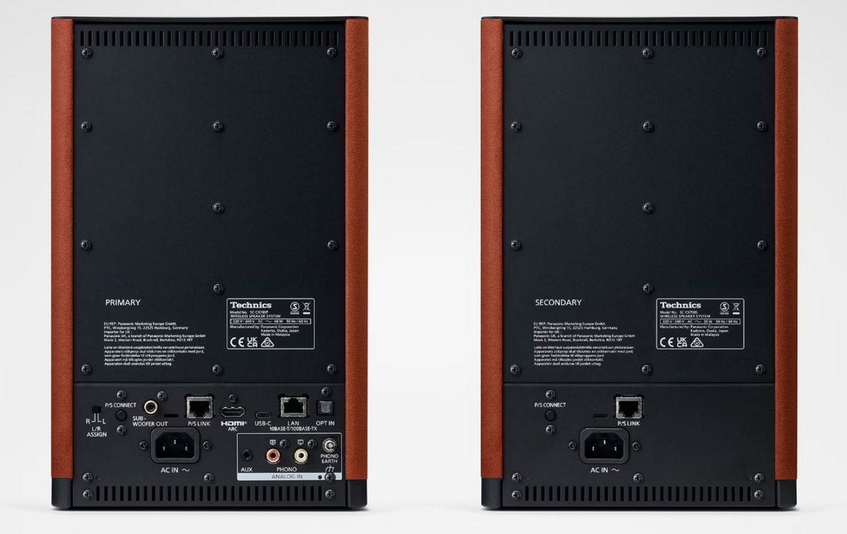 Une connectique qui comprend un port USB-C ou encore un port HDMI ARC © Technics