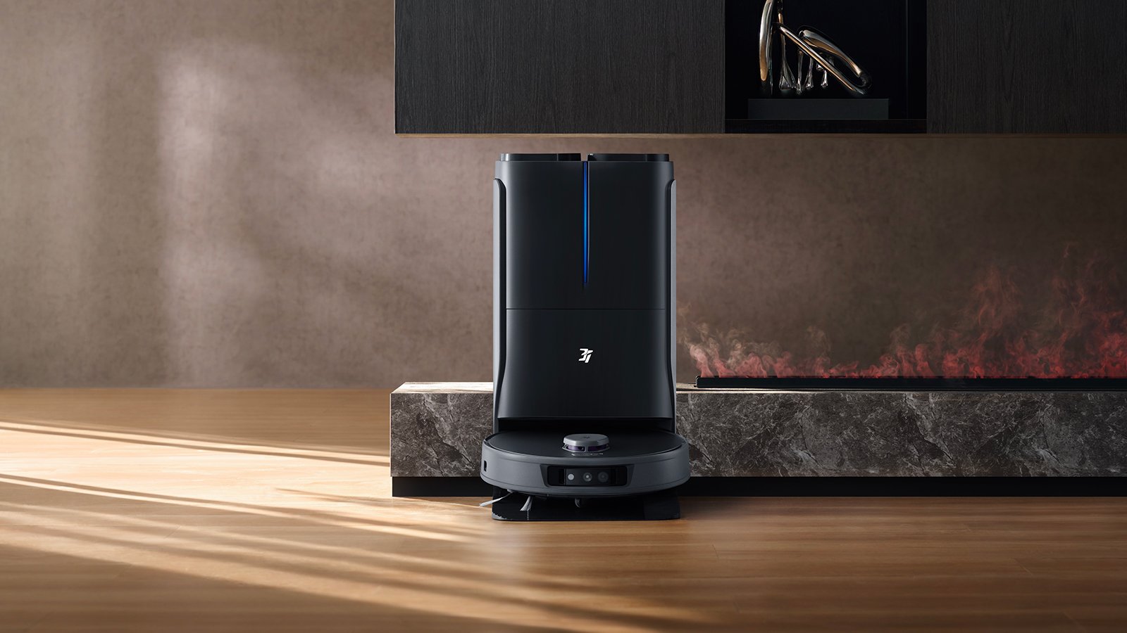 Avec ses 18 000 Pa d’aspiration et ses serpillières rotatives à 220 tr/min, le 3i P10 Ultra garantit un nettoyage complet, même sur tapis ou moquettes ©3i