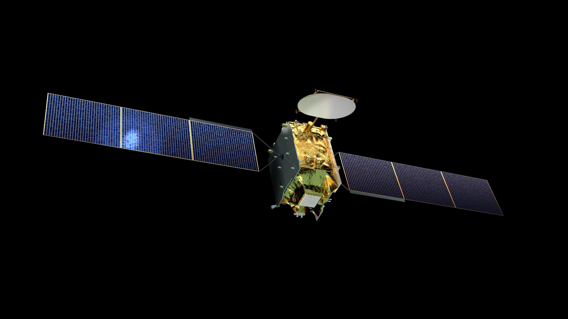Le satellite Quantum d'Eutelsat, qui est arrivé en orbite sans problème. Crédits Airbus DS 2021