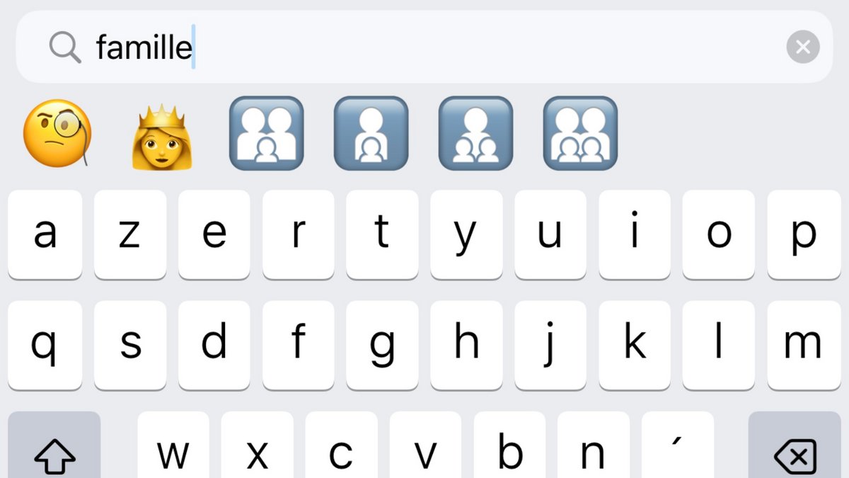 Plus que quatre emojis Famille, pour plus d'inclusivité © Mathieu Grumiaux pour Clubic