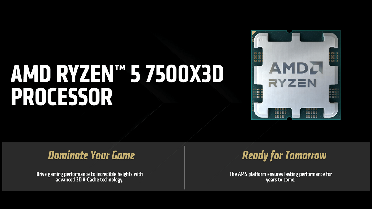 « Ready for tomorrow », vraiment ? Avec seulement 6 cœurs ? ©AMD