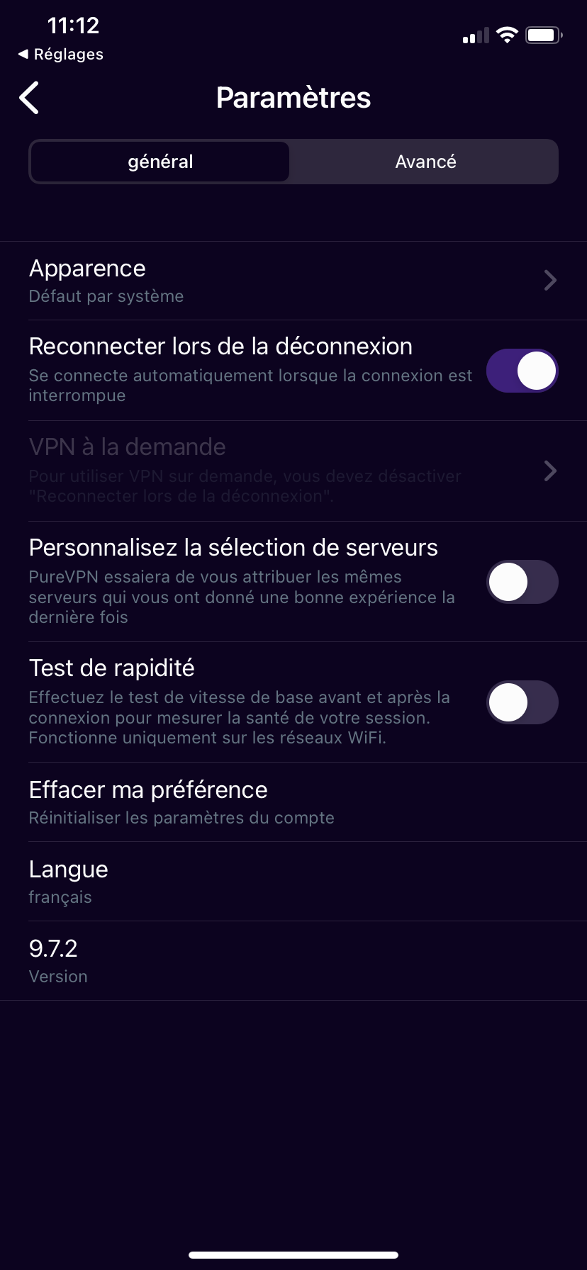 PureVPN iOS