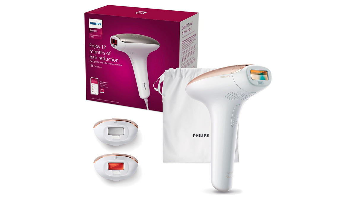 L'épilateur à lumière pulsée Philips Lumea 7000 Series et ses 3 embouts