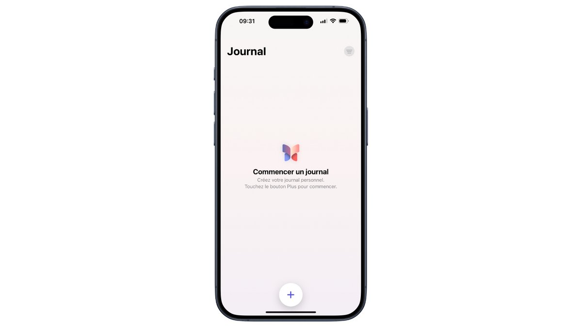 application journal ios accueil