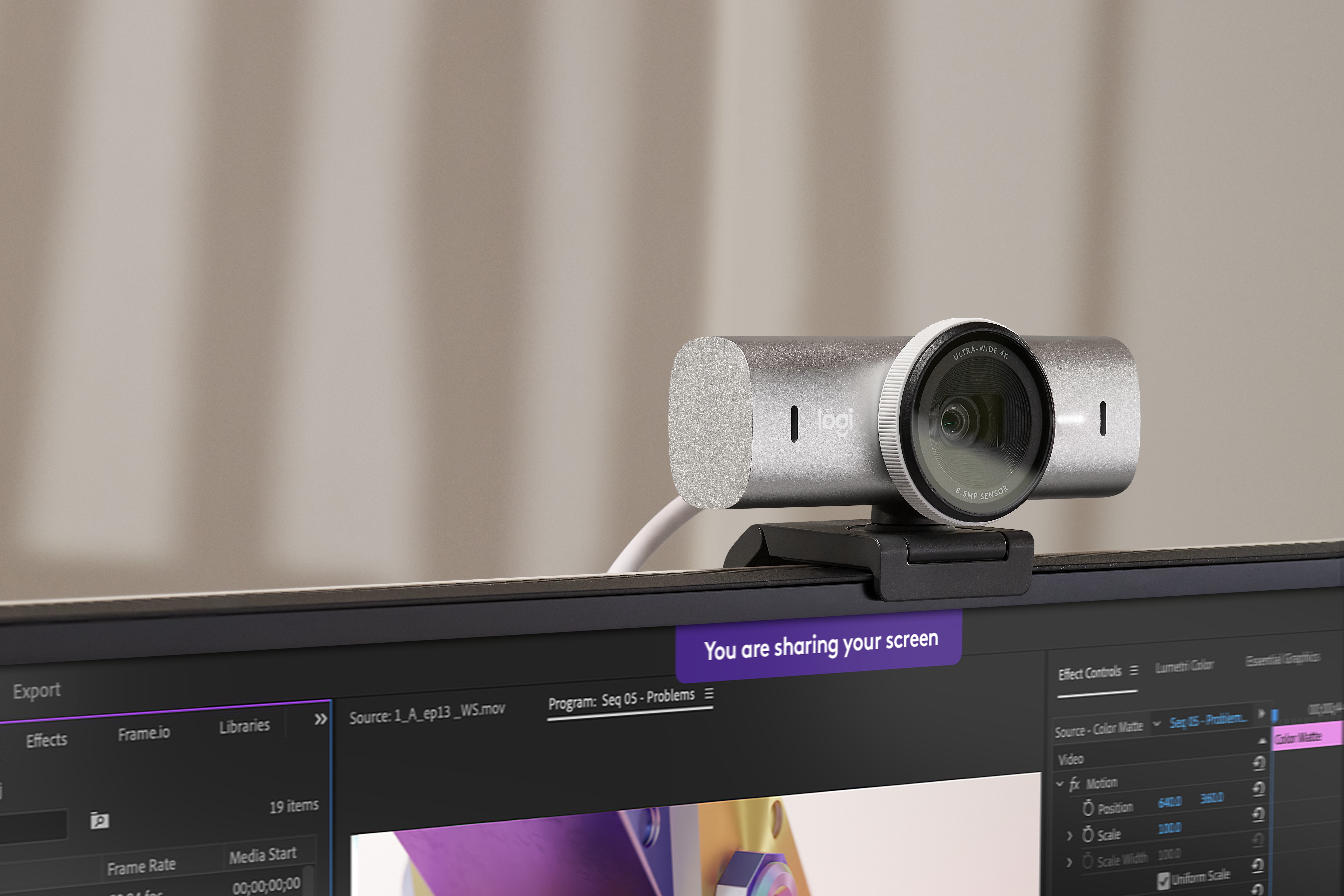 La nouvelle webcam de Logitech se plie (littéralement) à vos envies © Logitech