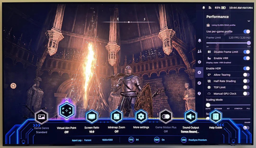 Le dock de la Switch 2 est bien compatible VRR © https://www.reddit.com/user/DynaMach/