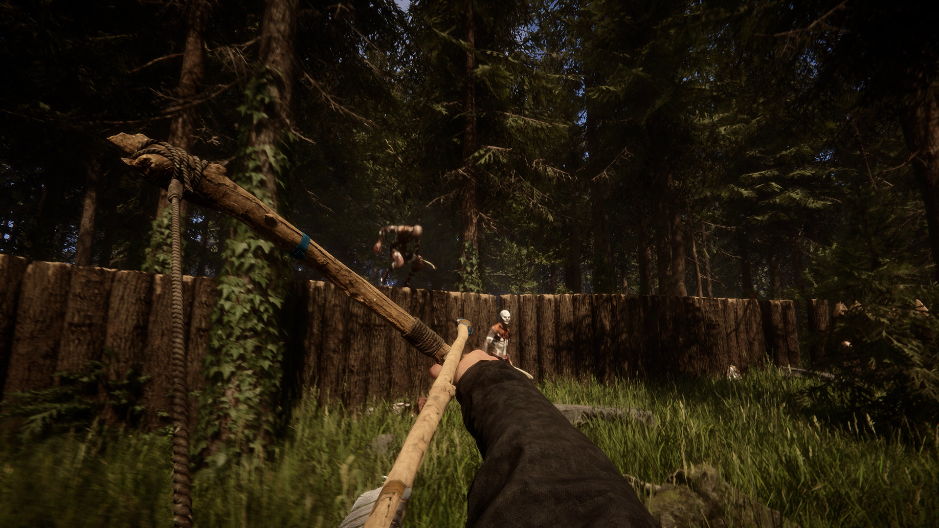 Sons Of The Forest plonge le joueur dans une forêt hostile où survie, exploration et affrontements se mêlent en vue à la première personne. © Newnight