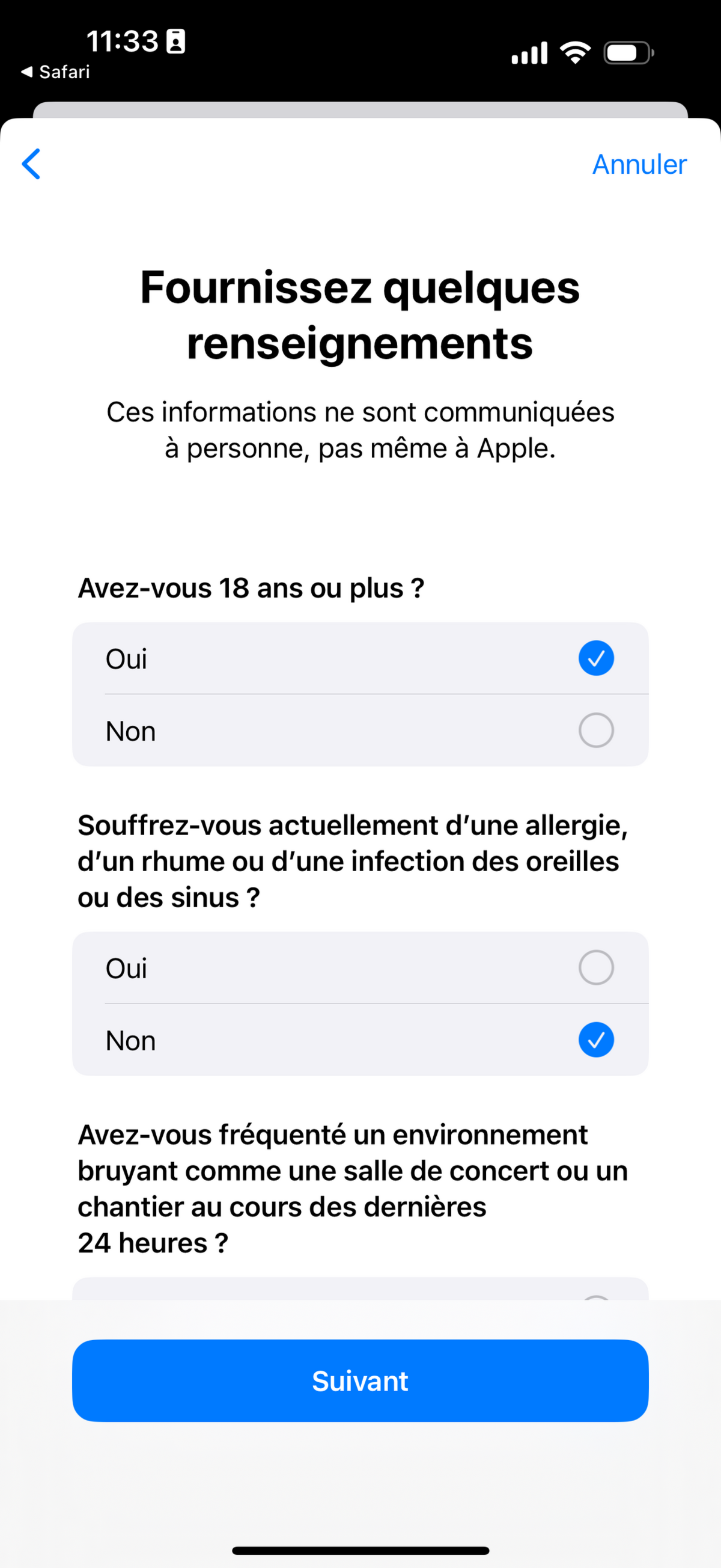 Test audition AirPods Pro 2 Infos age