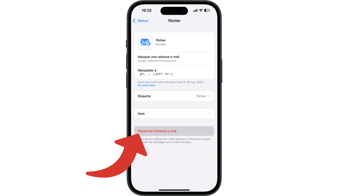 Désactiver une adresse e-mail unique © Clubic